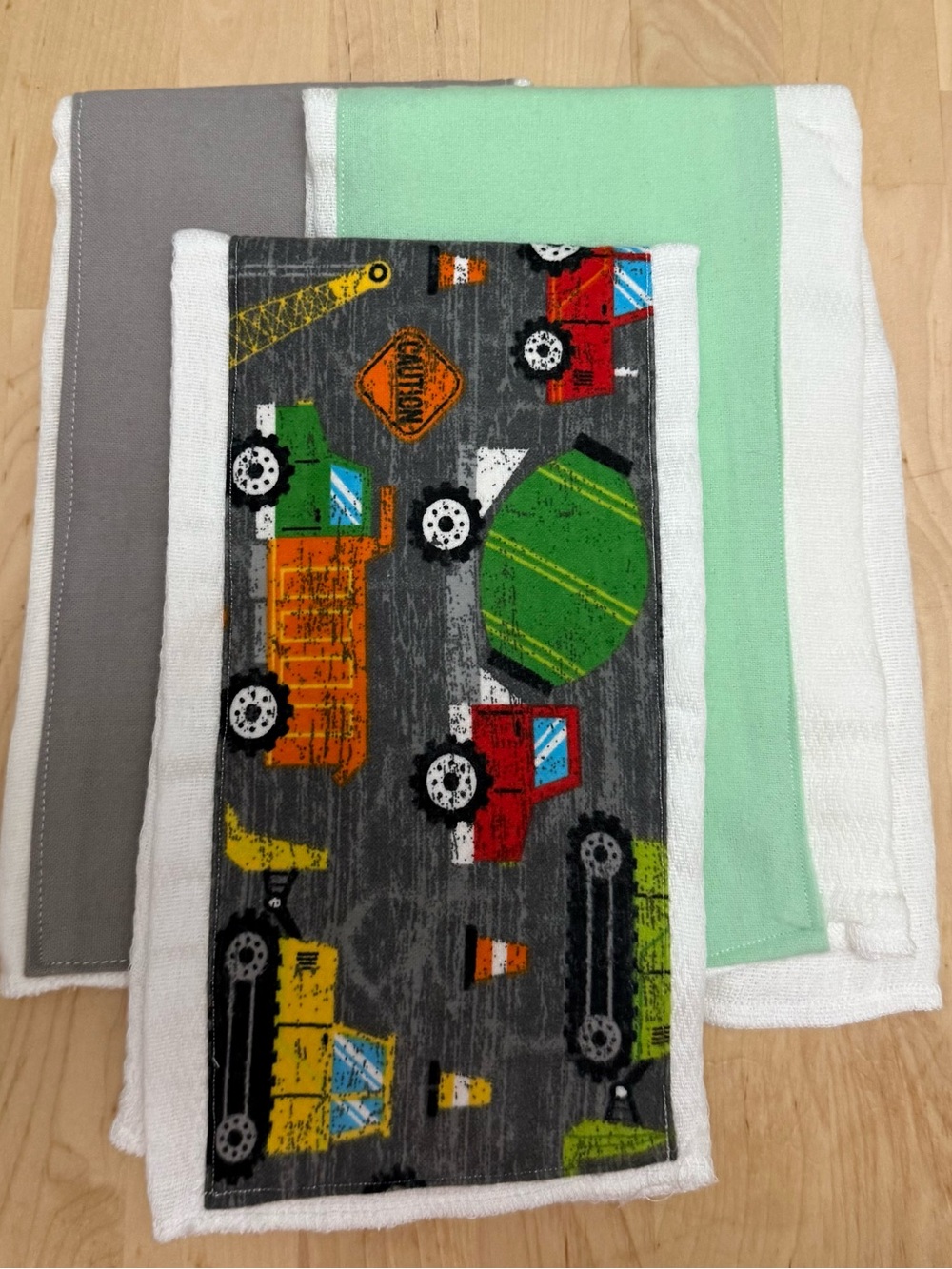 Handmade Baby Burp Cloths